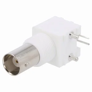 Amphenol ICC 031-5431 BNC Vrouwelijke Connector 90° 50 Ohm THT Paneelmontage