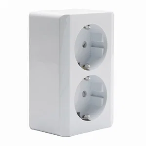 Gao 0311H Dubbel Schuko Stopcontact Type F Opbouw 250V 16A IP20