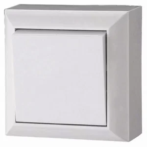 Gao Business Line Bouton Poussoir Sonnette Saillie, Blanc, 250VAC 10A, IP20
