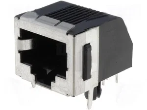 Tyco RJ45 Telefoonjack, 8p/8c, Metalen Behuizing, THT