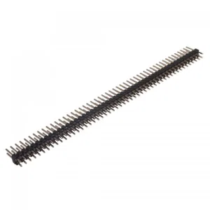 Garry 087 Serie Pin Header, 2x50-pins, 2.54mm Pitch, Doorsteekmontage, Dubbele Rij, Verguld