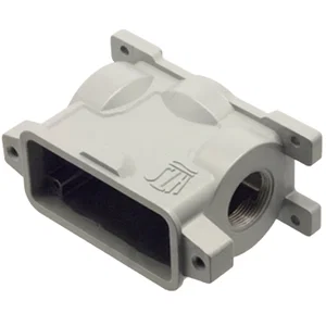 Tyco H16B Kap, Maat 6, Opbouw, 90° Schroefsluiting, IP68, PG21, 77.5x27mm