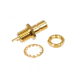 TE Connectivity 1-1337480-0 SMB RF Coaxiale Connector, Vrouwelijk, Recht, Met Schroefdraad, 50 Ohm, 