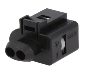 TE Connectivity MCP 2.8 2-Pins Vrouwelijke Behuizing, Automotive Connector, Zwart