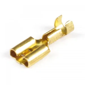 TE Connectivity 1-160304-0 Faston .250 Krimpklem, 1.0-2.5mm², Kaal Koper