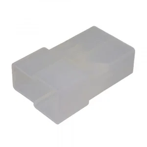 TE Connectivity 2-polige 6.3mm Steekverbinding Behuizing, Rechte Stekker, Nylon 66