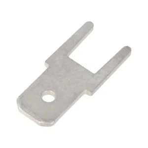 TE Connectivity 1-726388-2 THT Platte Stekker, Mannelijk, Vertind Messing, 4.8x0.8mm