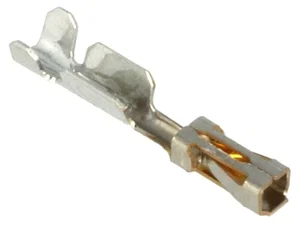 TE Connectivity AMPMODU MOD IV Vrouwelijke Contact, Krimpen, Verguld, 2.54mm Raster, 250V 3A