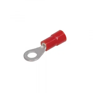 Mecatraction 101-101-040 Krimpkabelschoen, M4, 0.5-1mm² Kabel, Rood, 8.0mm Diameter
