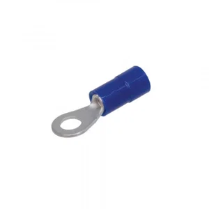 Mecatraction 101-102-040 Geïsoleerde Blauwe Krimpaansluiting, Polyamide, Vertind Messing