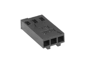 TE Connectivity AMPMODU MOD IV Enkelrijige Connectorbehuizing 3-pins 2.54 mm Pitch