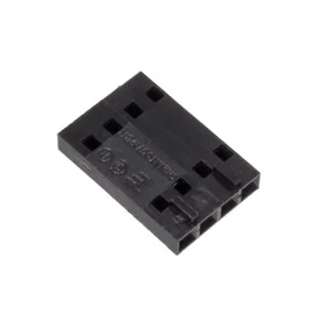 TE Connectivity / AMP 104257-3 Busbehuizing, 4-pins, 2.54mm Pitch, AMPMODU MTE