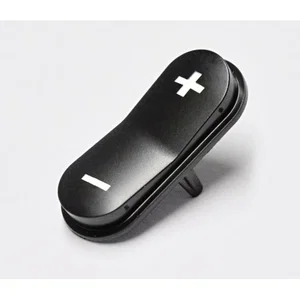 Mec 10A0905405906 Capuchon de Bouton-Poussoir Rockermec, Série 3C/5E, ABS, Noir, Symbole +/-