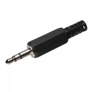 Goobay 3.5mm Stereo Audio Jackplug met Trekontlasting, Soldeerbaar, 3-polig