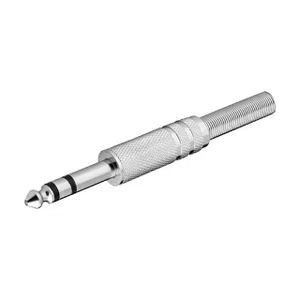 Goobay 11037 6.3mm Stereo Metalen Jackplug, Soldeerbaar, 3-polige Kabelconnector