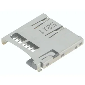 Attend 112A-TAAR-R03 Micro SD Kaart Socket, Push-Push, 12 Posities, SMD