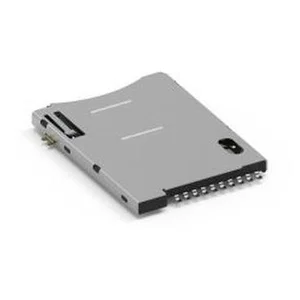 Attend 115A-BDA0-R01 SIM Kaart Socket, Push-Push, 10 Posities, SMD