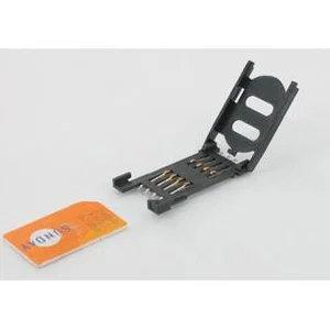 Attend SIM-Kaart Socket, Hinge Lock, 8-Pins, SMD