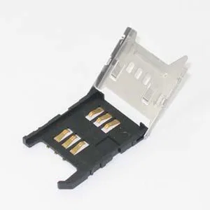 Attend SIM-Kaart Socket, Hinge Lock, 6-Pins, SMD