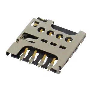 Attend Micro SIM-Kaart Socket, Push-Pull, 8-Pins, SMD