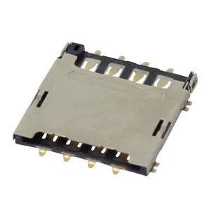 Attend Micro SIM-Kaart Socket, Hinge Lock, 8-Pins, SMD