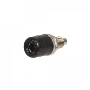 Goobay 4mm Banaanbus, Zwart, Monteerbaar