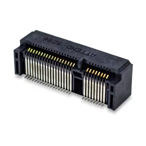 Attend 119A Mini PCIe Connector 52-pins 9.9mm SMD Haakse