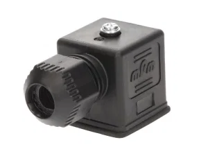 Molex DIN 43650 Magneetventielconnector, 3 Contacten, 16A 250VAC, IP65/IP67