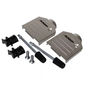 TE Connectivity D-SUB 09 Metalen Behuizing met Bevestigingsschroeven, Onderdeelnummer 1478762-9