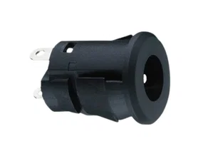 Div 1610-01 DC Voedingsbus 2.5x5.5mm Schroefmontage met Schakelaar