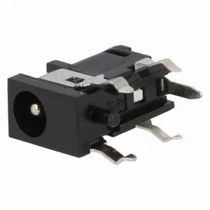 Lumberg 1613-04 DC Voedingsconnector THT Printplaatmontage met Schakelaar 4.4x1.65mm