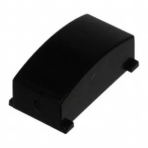 Mec 1630009 Capuchon de Bouton-Poussoir Unimec, Noir, 12.3x6x4.8mm
