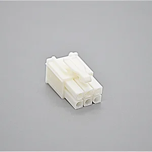 TE Connectivity AMP 172168-1 Mini-Universal MATE-N-LOK Connectorbhuis, 6 Posities, 2x3P, 4.14mm Pitc