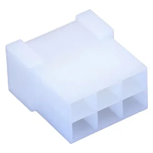 Tyco Electronic Corp. 6-polige 6.3mm Vrouwelijke Schuifklem Behuizing, Naturel