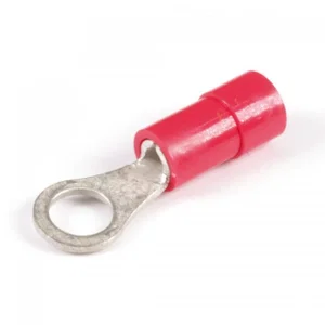 Molex 19070-0044 Krimpkabelschoen, M4, 0.3-0.8mm² Kabel, Rood