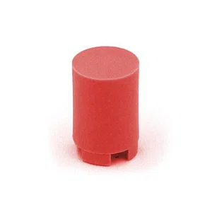 Capuchon de Bouton-Poussoir Mec Multimec 5E/5G, D6.5mm, Plastique Rouge, Actionneur Carré Bombé, H8m