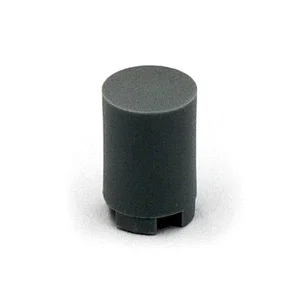 Mec 1SS09-10-4 Capuchon de Bouton-Poussoir Multimec, Carré Bombé, D6.5mm, Noir