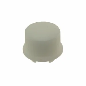 Mec Multimec Capuchon de Bouton-Poussoir 5G, D10.6mm, Blanc Translucide, Actionneur Plat Circulaire