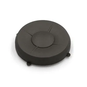 Mec 1Z09 Capuchon Controlmec, Actionneur Rond, Plastique Noir, D29.5x5.1mm, Trou de Montage D30.3mm