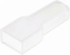 TE Connectivity Kunststof Kabelschoen Isolator, 6.3mm, Naturel