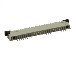 Tyco FFC/FPC Connector, 1.0mm Raster, 26 Contacten, SMD, Bovencontact