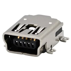 Attend 202A-FBNR-R03 USB 2.0 Mini-B Receptacle, SMD, 5-pins, 90°