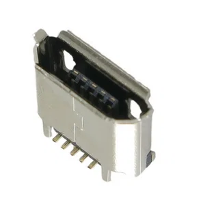 Attend 207F-BA00 USB 2.0 Micro-B Receptacle, SMD, 5-pins, Verticaal