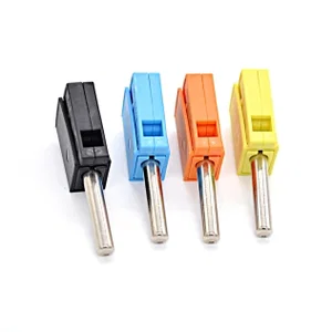 Wago 4mm Banaanplug voor Bussen, 20A, 42V, 2.5mm², Oranje/Wit/Zwart/Blauw/Geel