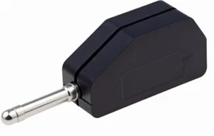 Electro-pjp 215-SW 2mm Banaanplug, Zwart, Soldeerverbinding, 70VDC 10A