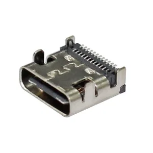 Attend 217B-BC02 USB 3.1 C Receptacle, 24-Pins, SMT, Haakse, 2-Rijig