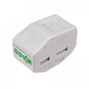 Wago 222-412 2-polige Kabelconnector met Hendel, 32A 400V
