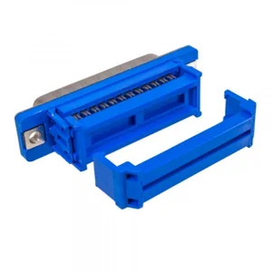 25SKA-ISO D-SUB Connector, 25-pins, Vrijhangende Stekker, Platte Kabel