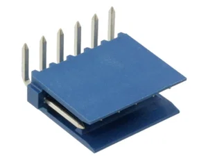 Tyco 281698-6 Enkelrijige 6-pins Printplaat Connector Bus 90° Haaks 2.54mm Raster HE14 250V 3A