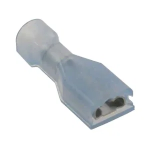 TE Connectivity AMP 3-350816-2 Ultra-Fast Vrouwelijke Krimpklem, 4.8x0.51mm, Geïsoleerd Blauw, 1.25-